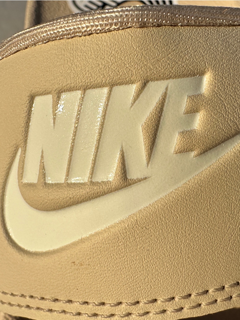 Womens Nike Tan Offcourt Recovery Plush Casual Sandal Slides - Womens 8 | 10 NEW - Picture 9 of 10